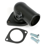 Trans-Dapt 8583 ASPHALT BLACK POWDER-COATED WATER NECK; FORD 390-428 (3/8 in. NPT PORT)