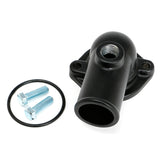 Trans-Dapt 8584 ASPHALT BLACK POWDER-COATED WATER NECK; FORD 429-460 (3/8 in. NPT PORT)