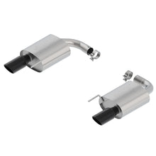 Load image into Gallery viewer, Atak-S-Rear-Section-15-17-Ford-Mustang-Gt-5.0L-V8-MtAt-2.5In-Pipe-4In-Tip-(Black-Chrome)
