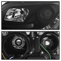 Audi-A4-06-08-Projector-Headlights-Halogen-Model-Only---Drl-Black-Pro-Yd-Aa405-Drl-Bk