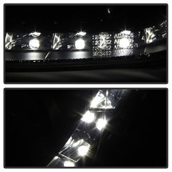Audi-A4-06-08-Projector-Headlights-Halogen-Model-Only---Drl-Black-Pro-Yd-Aa405-Drl-Bk