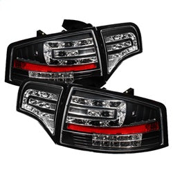 Audi-A4-4Dr-06-08-Led-Tail-Lights-Black-Alt-Yd-Aa406-G2-Led-Bk