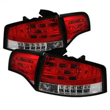 Load image into Gallery viewer, Audi-A4-4Dr-06-08-Led-Tail-Lights-Red-Clear-Alt-Yd-Aa406-G2-Led-Rc