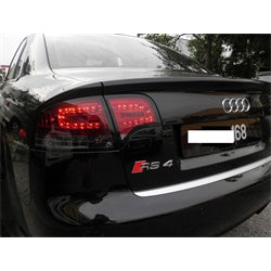 Audi-A4-4Dr-06-08-Led-Tail-Lights-Red-Clear-Alt-Yd-Aa406-G2-Led-Rc