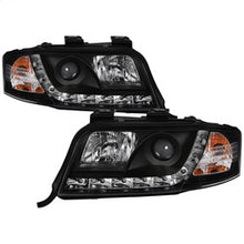 Load image into Gallery viewer, Audi-A6-02-04-Projector-Headlights-Halogen-Model-Only---Drl-Black-Pro-Yd-Ada601-Drl-Bk