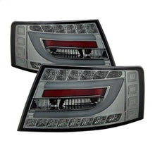 Load image into Gallery viewer, Audi-A6-05-08-4Dr-Sedan-Only-Light-Bar-Led-Tail-Lights-Smke-Alt-Yd-Aa605v2-Lbled-Sm