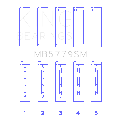 Audi-CdaaCdhaCdhbCdab-(Size-0.25Mm)-Main-Bearing-Set