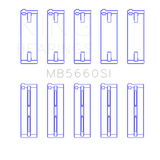 King Engine Bearings MB5660SI0.5 MAIN BEARING SET For AUDI/VW BBZ, CAXA, CAVA, AZD