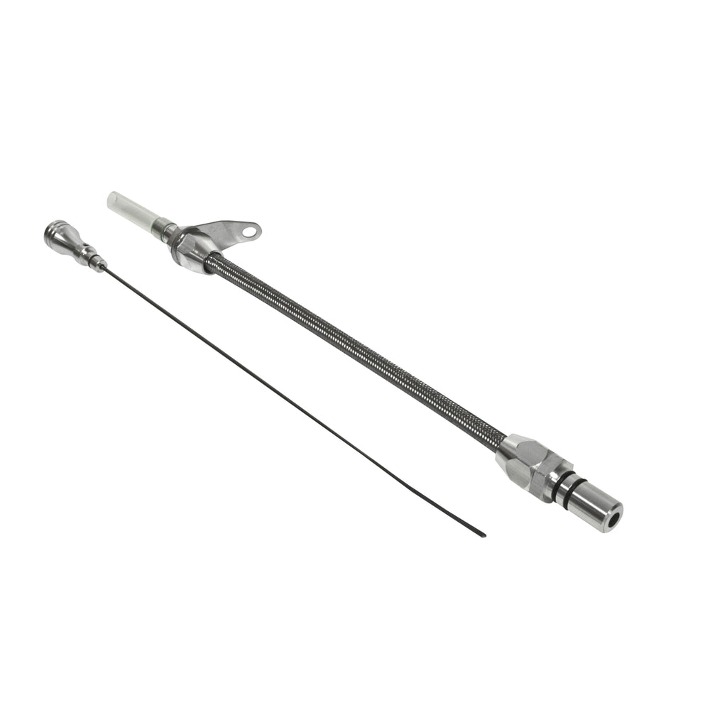 Automatic-Transmission-Dipstick--Tube---Billet-AluminumStainless-Steel-Braided