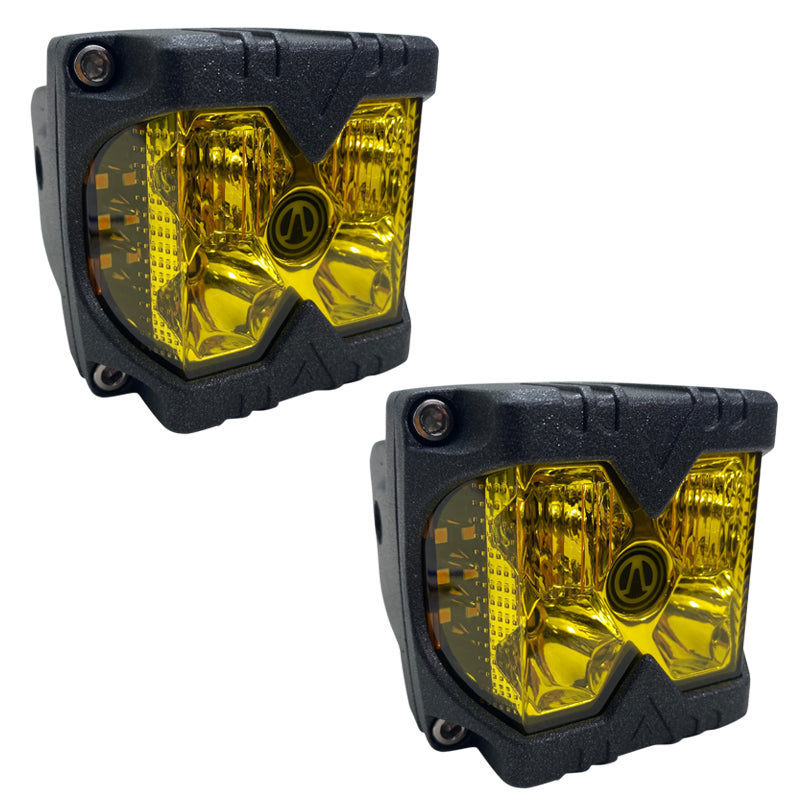 Aux-Cube-Lightamber-Side-Strobe-Profession-Grade-Amber-Fog-Cutting-Lens