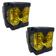 Load image into Gallery viewer, Aux-Cube-Lightamber-Side-Strobe-Profession-Grade-Amber-Fog-Cutting-Lens