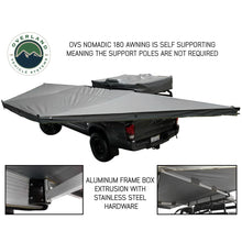 Load image into Gallery viewer, Awning-180-Degree-Dark-Gray-Cover-With-Black-Cover-Universal-Nomadic-Overland-Vehicle-Systems