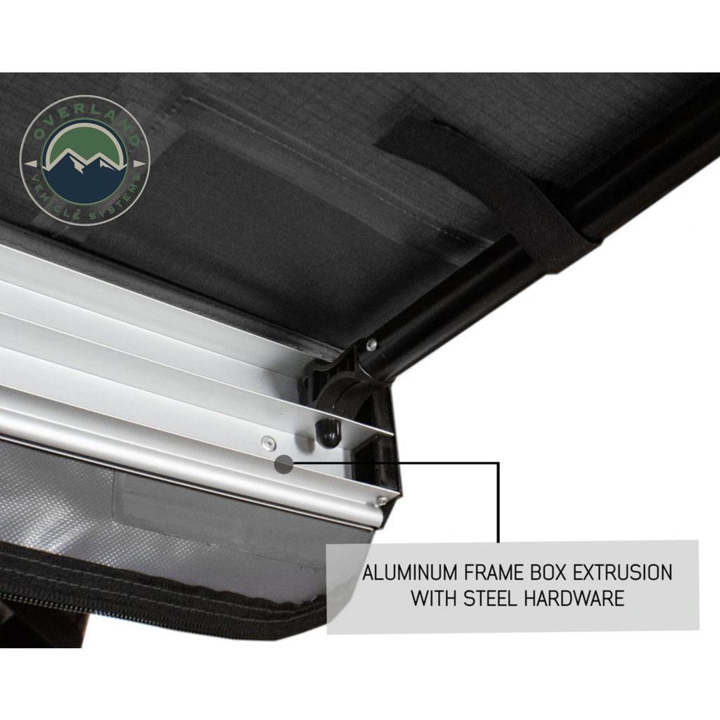 Awning-2.5-8.0-Foot-With-Black-Cover-Universal-Nomadic-Overland-Vehicle-Systems