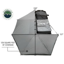 Load image into Gallery viewer, Awning-Tent-270-Degree-Driver-Side-Dark-Gray-Cover-With-Black-Cover-Nomadic-Overland-Vehicle-Systems
