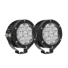 Load image into Gallery viewer, Axis-Led-Auxiliary-Light-4.75In-Flood-W3W-Osram-(Set-Of-2)-Black-(Wiring-Harness--Brackets-Incl)