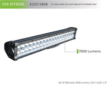 Load image into Gallery viewer, DV8 Offroad B12CE72W3W 12 in. Dual Row LED Light Bar; Chrome Face