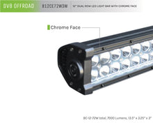 Load image into Gallery viewer, DV8 Offroad B12CE72W3W 12 in. Dual Row LED Light Bar; Chrome Face