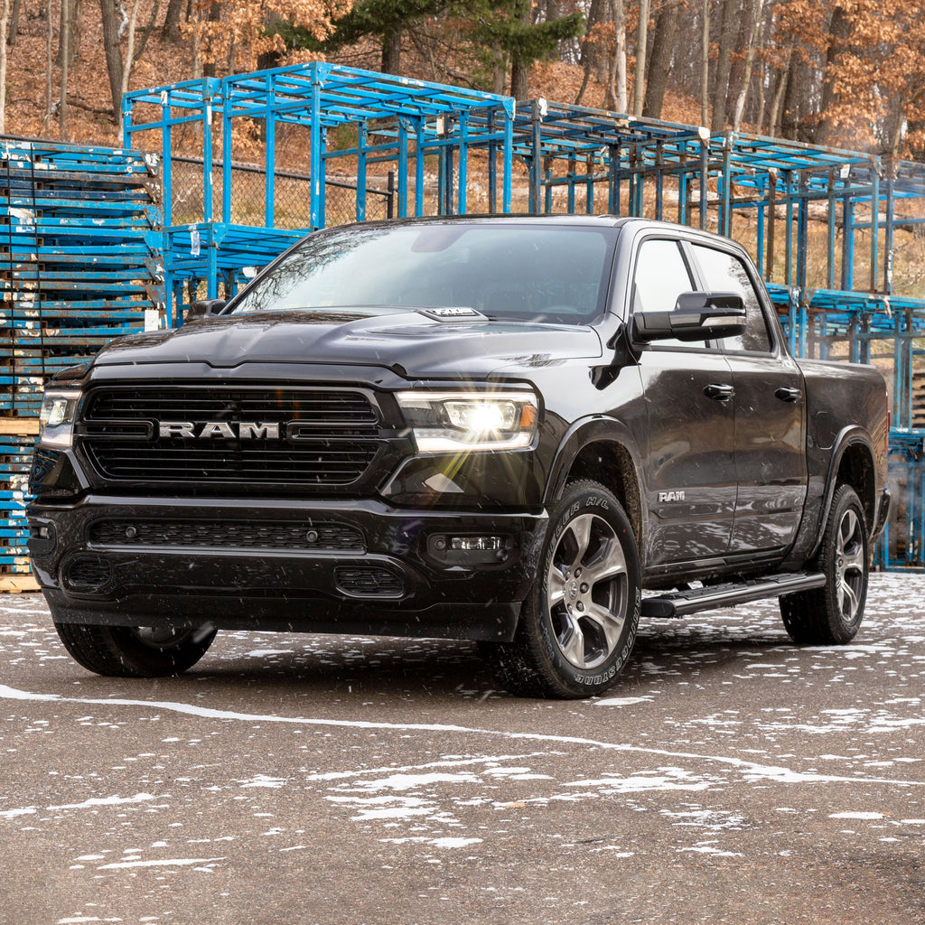 ARIES B2891 ARIES B2891 91-Inch Oval Black Aluminum Nerf Bars; Brackets Sold Separately - Truck Part Superstore