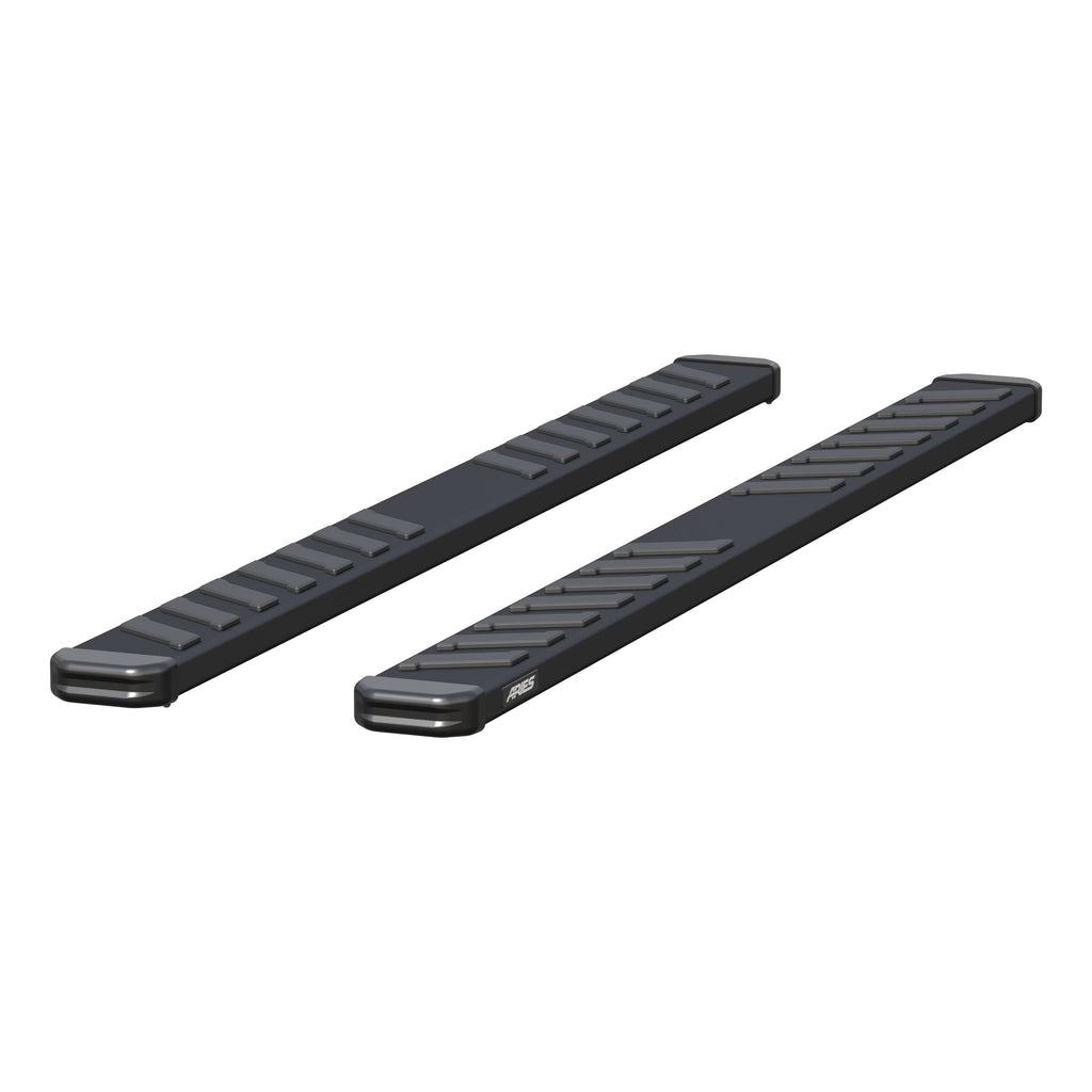 ARIES B2985 NovaTrac 6" x 85" Black E-Coat Steel Running Boards for Select Nissan TITAN