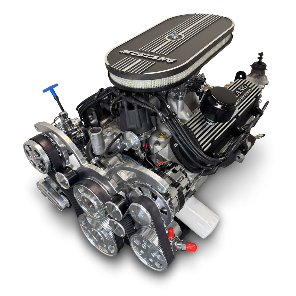 BluePrint Engines B347FKTKXM Mustang Edition Ford Compatible - EFI - Polished Kit for Select Ford B-100, Ford B-150, Ford B-200, Ford B-200 Panel, Ford Bronco, Ford Cougar, Ford Country Sedan, Ford Country Squire, Ford Custom, Ford Custom 500, Ford E-100