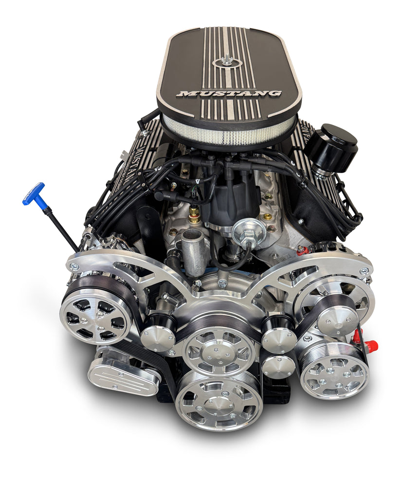 BluePrint Engines B347FKTKXM Mustang Edition Ford Compatible - EFI - Polished Kit for Select Ford B-100, Ford B-150, Ford B-200, Ford B-200 Panel, Ford Bronco, Ford Cougar, Ford Country Sedan, Ford Country Squire, Ford Custom, Ford Custom 500, Ford E-100