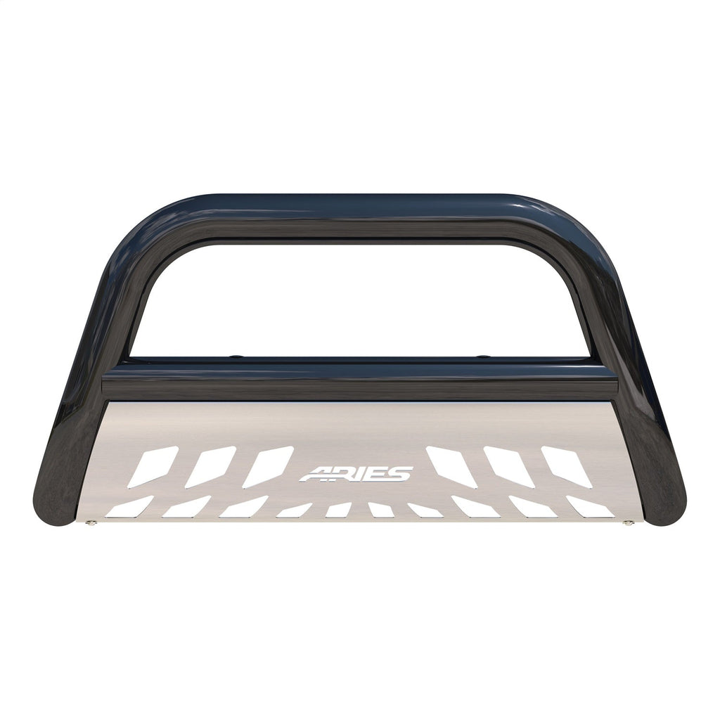 ARIES B35-5006-3 Stealth 3in. Black Stainless Bull Bar; Select Dodge; Ram 1500; 2500; 3500 - Truck Part Superstore