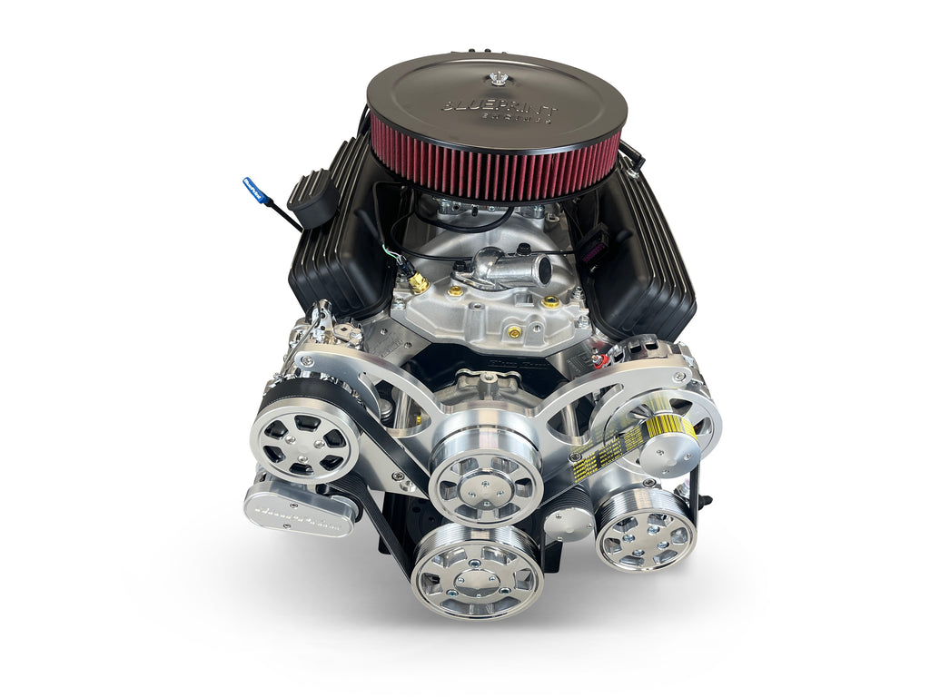 BluePrint Engines B383FK4WD Truck Edition GM Compatible Builder Series - EFI - Polished Pulley Kit for Select Buick Apollo, Buick Centurion, Buick Century, Buick Commercial Chassis, Buick Electra, Buick Estate Wagon, Buick GS, Buick GS 350, Buick GS 400,