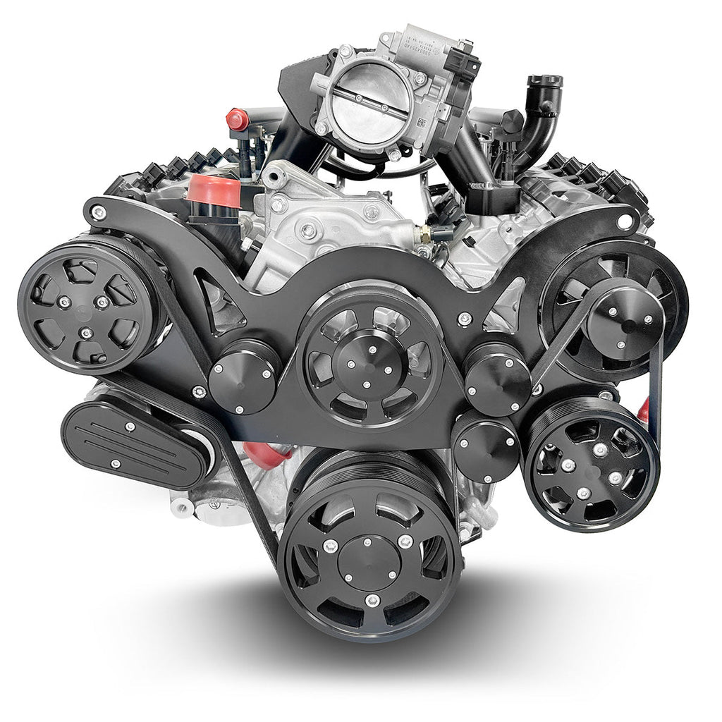 BluePrint Engines B426KB4L7 Standard Chrysler HEMI Compatible Builder Series - EFI - Polished Pulley Kit for Select Chrysler 300, Chrysler New Yorker, Chrysler Newport, Chrysler Town & Country, Dodge 330, Dodge 440, Dodge 880, Dodge Challenger, Dodge