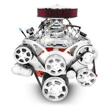 Load image into Gallery viewer, BluePrint Engines B427KTKX Standard Edition GM Compatible Builder Series - Carb - Polished Pulley Kit for Select Chevrolet Bel Air, Chevrolet Biscayne, Chevrolet Blazer, Chevrolet Brookwood, Chevrolet C10, Chevrolet C10 Pickup, Chevrolet C10 Suburban,