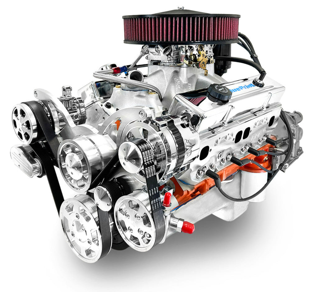BluePrint Engines B454K700 Standard Edition GM Compatible Builder Series - Carb - Polished Pulley Kit for Select Chevrolet Bel Air, Chevrolet Biscayne, Chevrolet Blazer, Chevrolet Brookwood, Chevrolet C10, Chevrolet C10 Pickup, Chevrolet C10 Suburban,