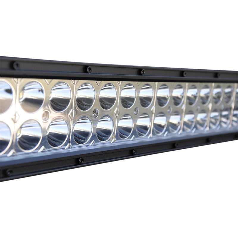 DV8 Offroad B50CE300W3W 50 in. Dual Row LED Light Bar; Chrome Face