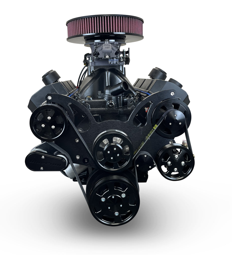 BluePrint Engines B632KB4L8X Standard Edition GM Compatible Builder Series - Carb - Black Pulley Kit