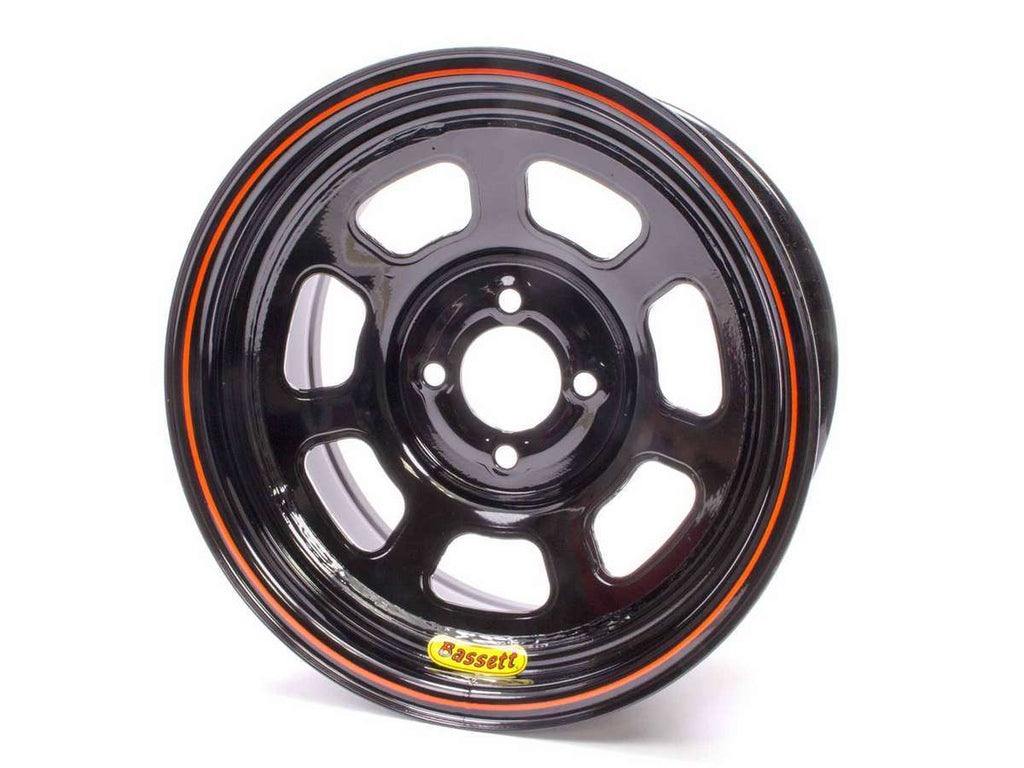 BASSETT 47SH4 Wheel 14x7 D-Hole 4x100 4.0in BS Black