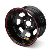 Load image into Gallery viewer, BASSETT 47SP1 Wheel 14x7 D-Hole 4x 4.25in 1in BS Black