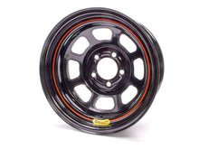 Load image into Gallery viewer, BASSETT 57RC375 15x7 5x4.75 3.75in BS Black Rolled Wheel