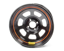 Load image into Gallery viewer, BASSETT 57SH4 Wheel 15x7 4x100mm D- Hole 4in BS Black