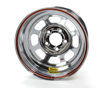 Load image into Gallery viewer, BASSETT 58D52IRBC 15x8 IMCA Wheel Rev. Bell D-Hole Chrome