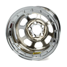 Load image into Gallery viewer, BASSETT 58D54ICLK 15x8 B/L Chrome Wheel 5x5 4in BS