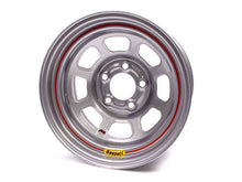 Load image into Gallery viewer, BASSETT 58DC3IS 15X8 IMCA Wheel D-Hole Silver 5x4.75