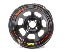 Load image into Gallery viewer, BASSETT 58SH4 Wheel 15x8 D-Hole 4x100 mm 4in BS Black