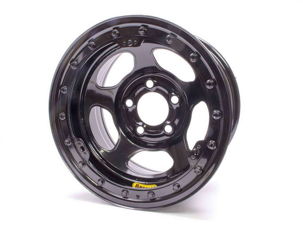 BASSETT 59A54LK 15 x 8.75 B/L Black 5x5 4in BS Inertia