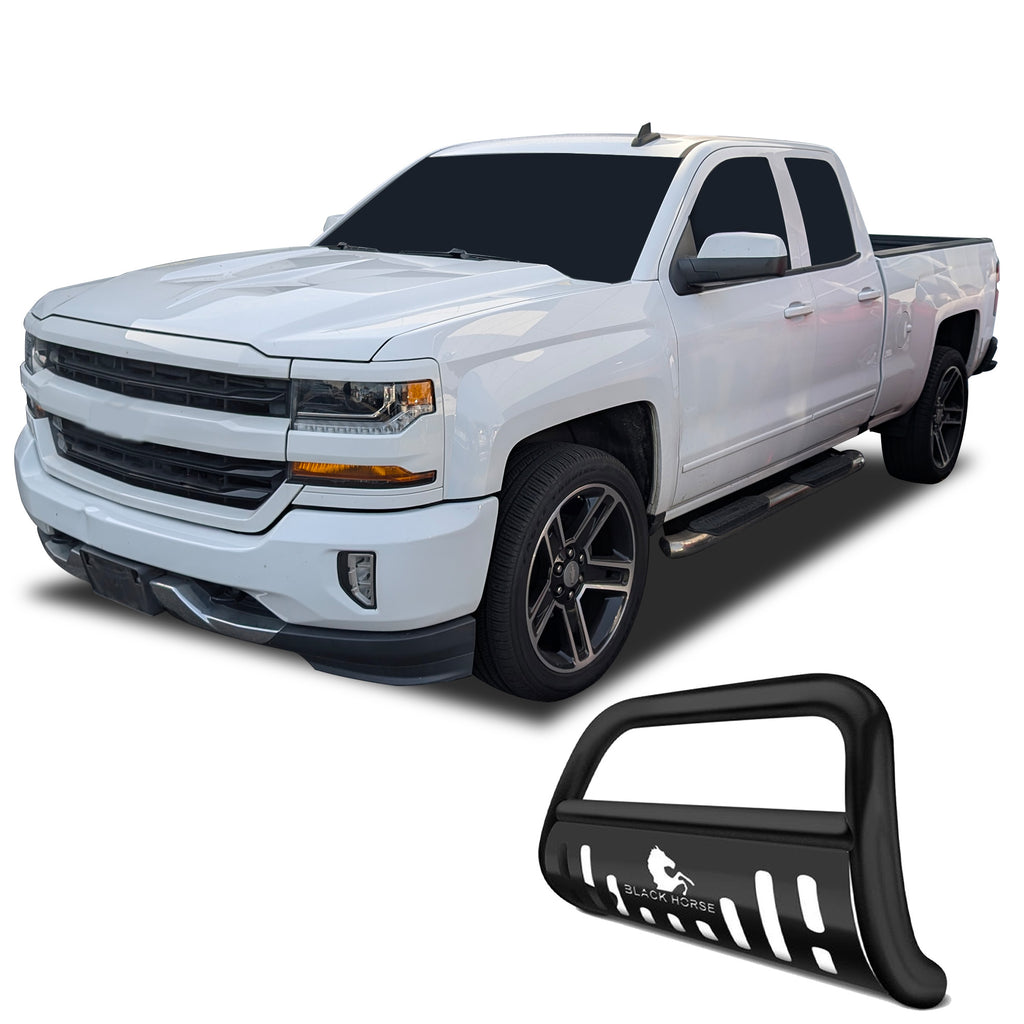 Black Horse Off Road BB037415A-SP Bull Bar for Select Chevrolet Silverado 1500, GMC Sierra