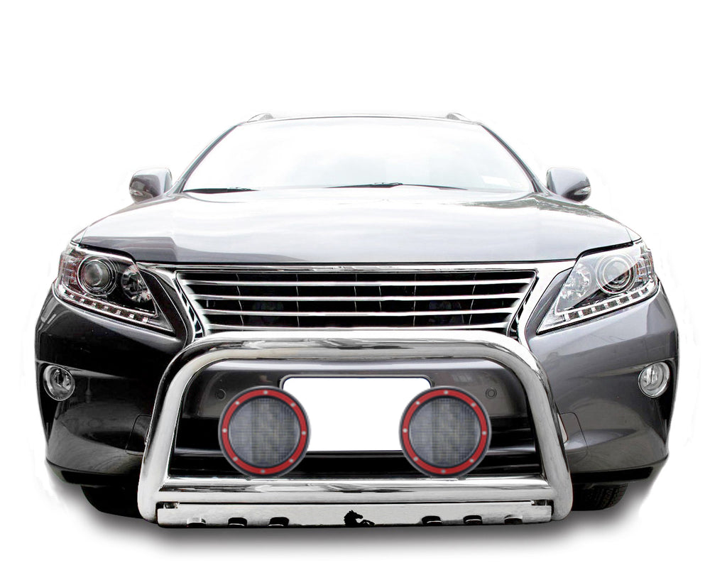 Black Horse Off Road BB091009-SP-PLFR Bull Bar Kit for Select Lexus RX350, Lexus RX450h, Toyota Highlander