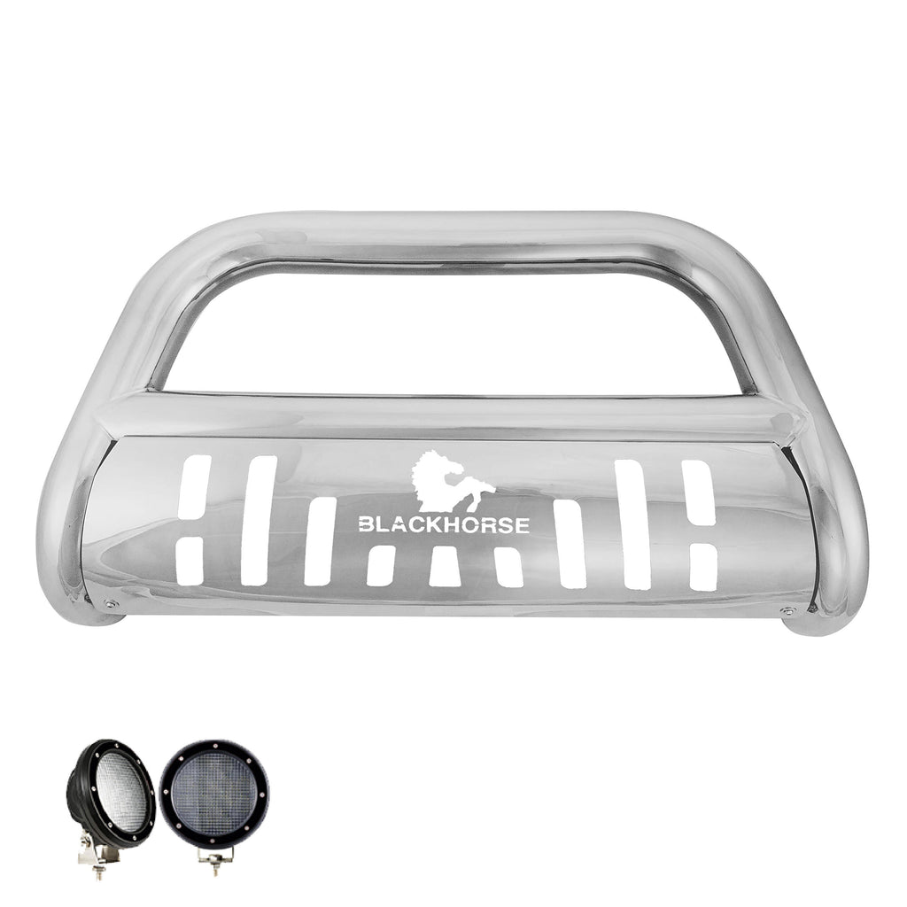 Black Horse Off Road BB80709-SP-PLFB Bull Bar Kit for Select Jeep Grand Cherokee