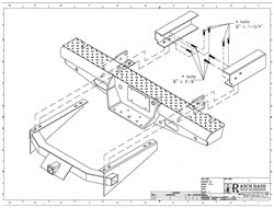 Ranch Hand BBF080BLSL Legend Series Rear Bumper - Truck Part Superstore