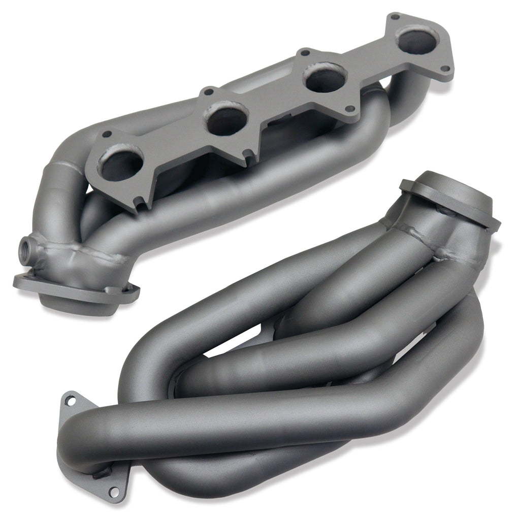 BBK Performance Parts 1612 2005-2010 MUSTANG GT 1-5/8 SHORTY TUNED LENGTH HEADERS (TITANIUM CERAMIC) for Select Ford Mustang