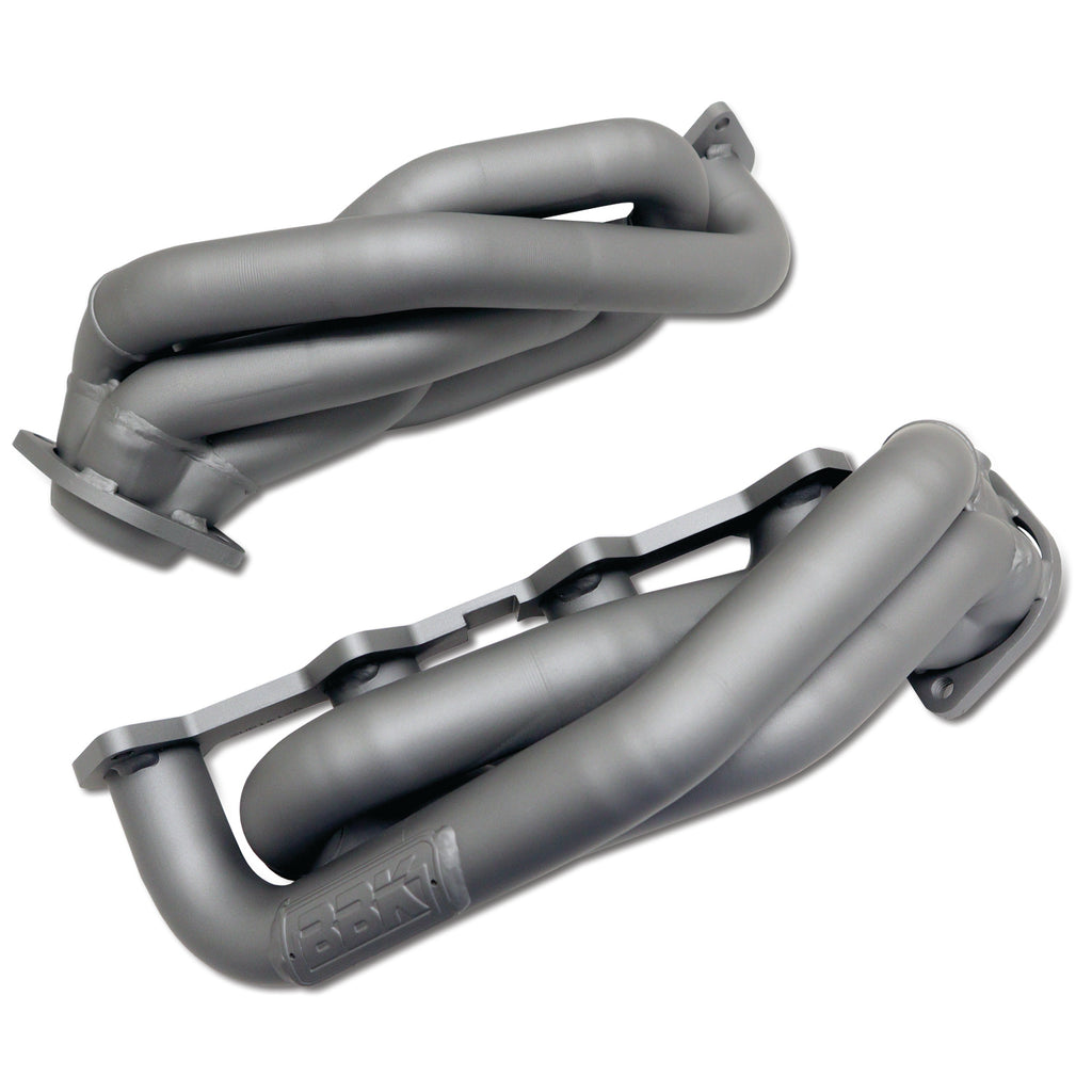 BBK Performance Parts 1612 2005-2010 MUSTANG GT 1-5/8 SHORTY TUNED LENGTH HEADERS (TITANIUM CERAMIC) for Select Ford Mustang