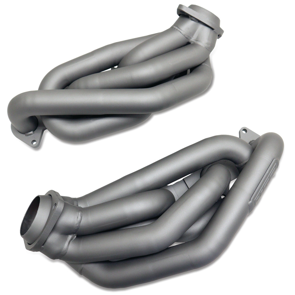 BBK Performance Parts 1612 2005-2010 MUSTANG GT 1-5/8 SHORTY TUNED LENGTH HEADERS (TITANIUM CERAMIC) for Select Ford Mustang