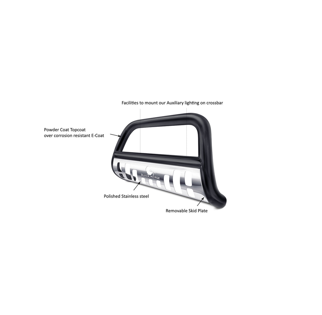 Black Horse Off Road BBTY916BS-SP Bull Bar for Select Toyota Sienna