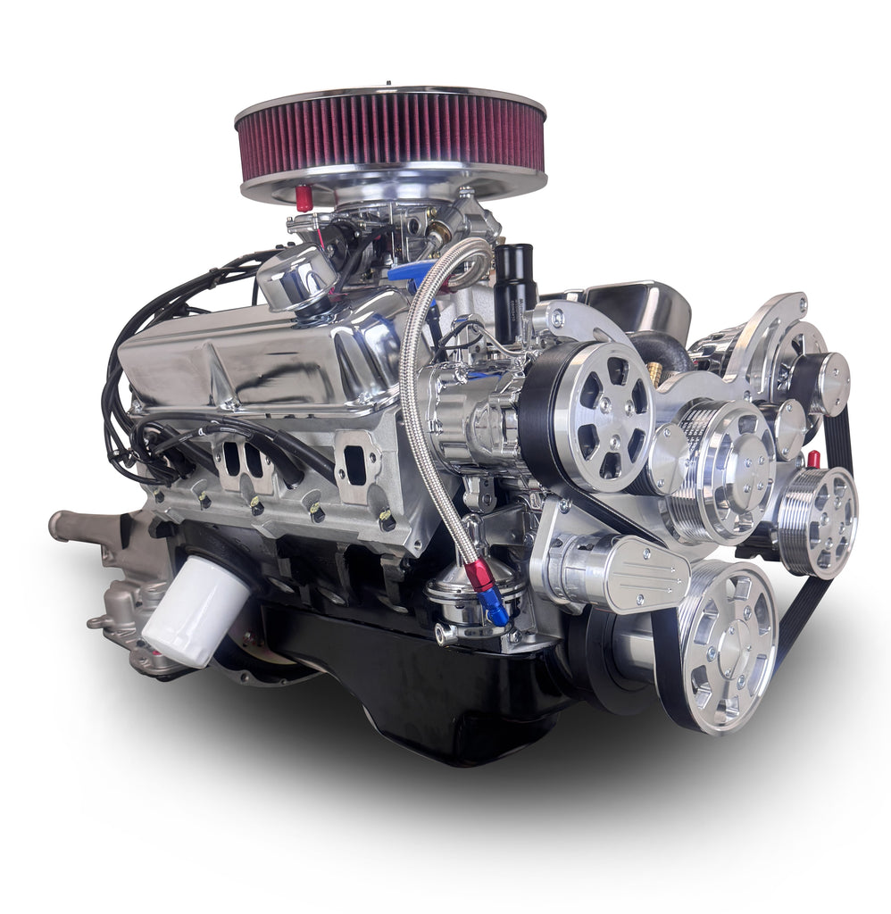 BluePrint Engines BC408K727 Standard Edition Chrysler Compatible Builder Series - Carb - Polished Kit for Select Chrysler Cordoba, Chrysler Fifth Avenue, Chrysler Imperial, Chrysler LeBaron, Chrysler New Yorker, Chrysler Newport, Chrysler Town & Country,
